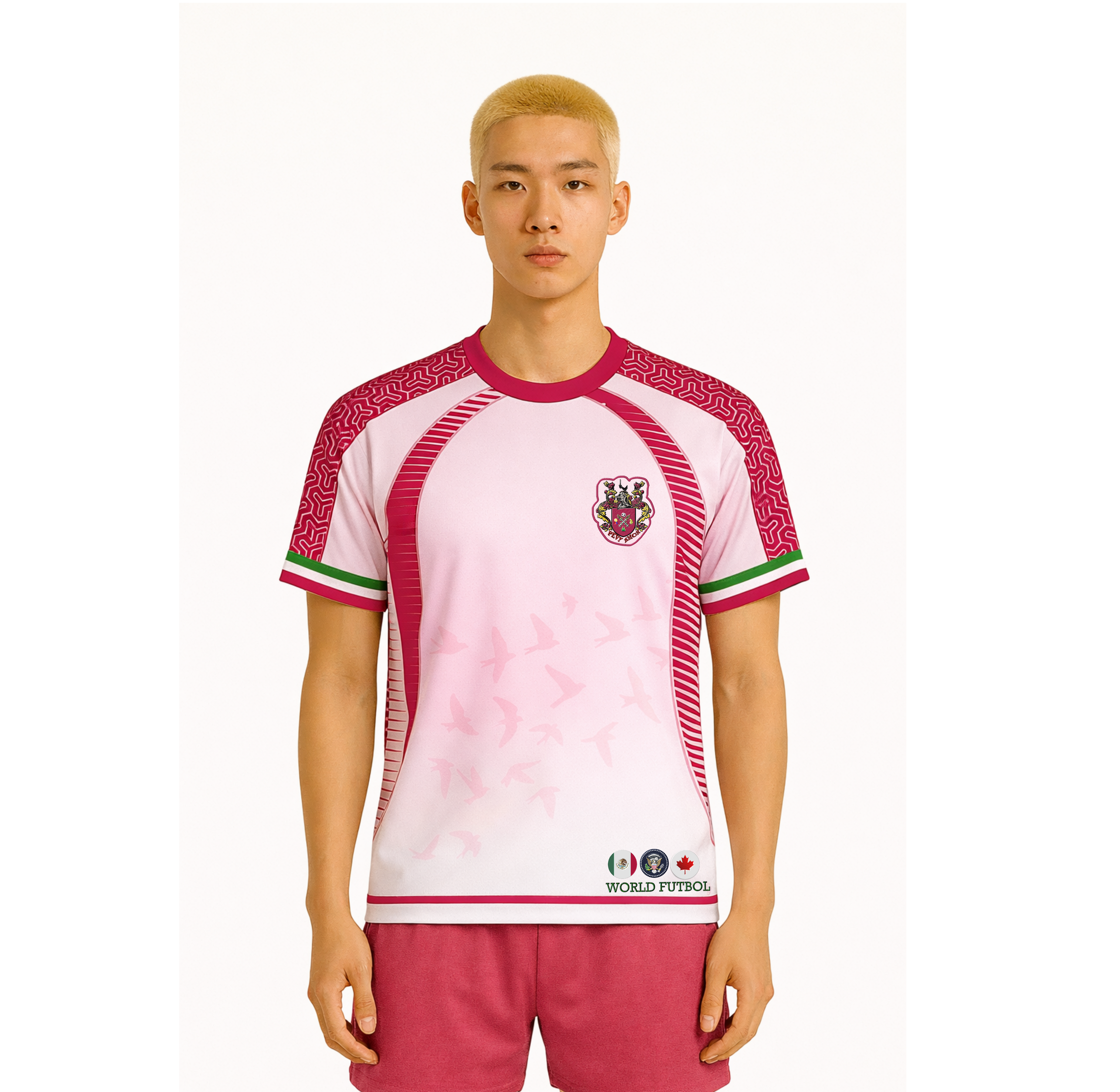 Pink XXVI Custom Soccer Jersey