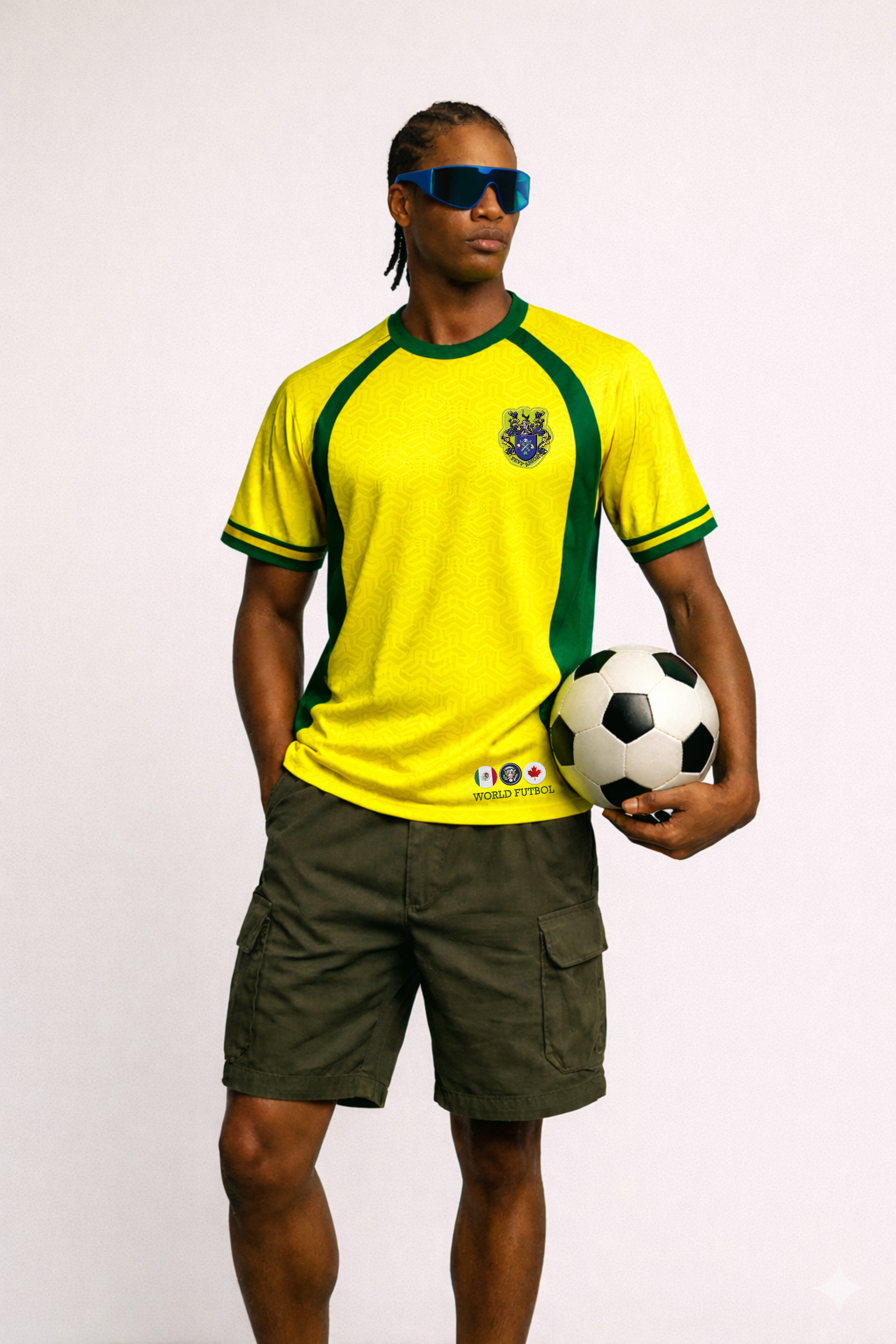 Yellow XXVI Custom Soccer Jersey