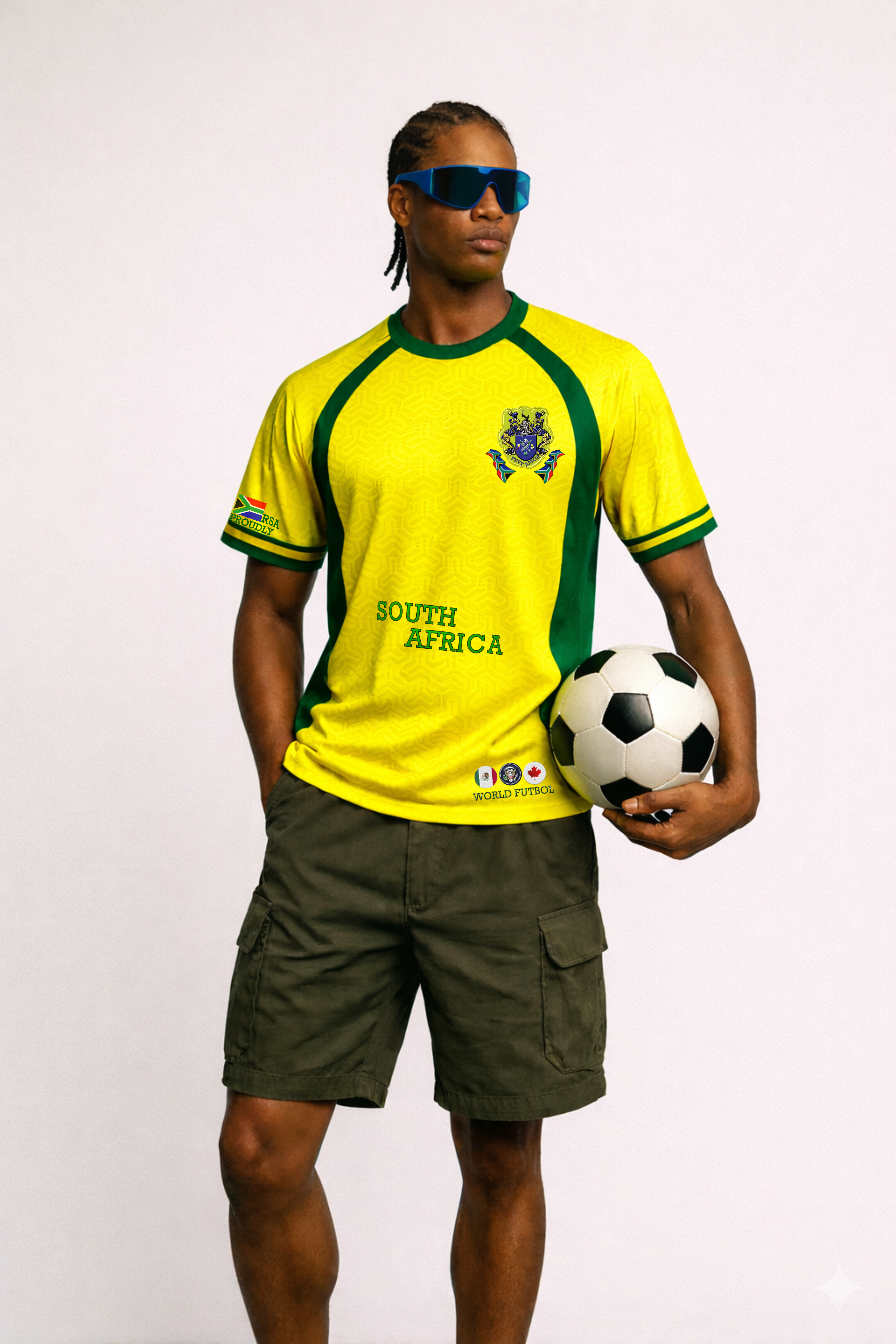 Yellow XXVI Custom Soccer Jersey
