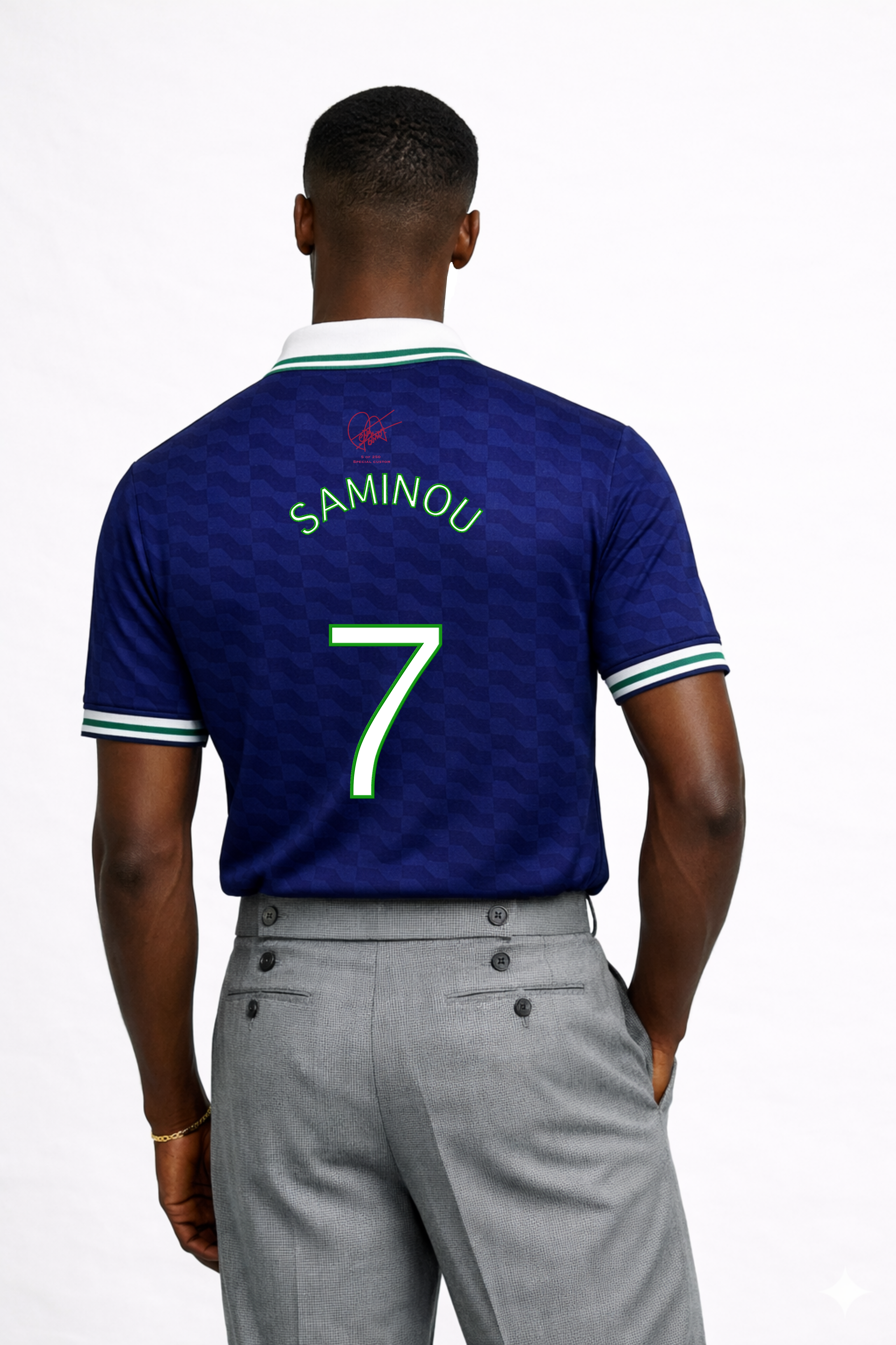 Blue XXVI Custom Soccer Jersey