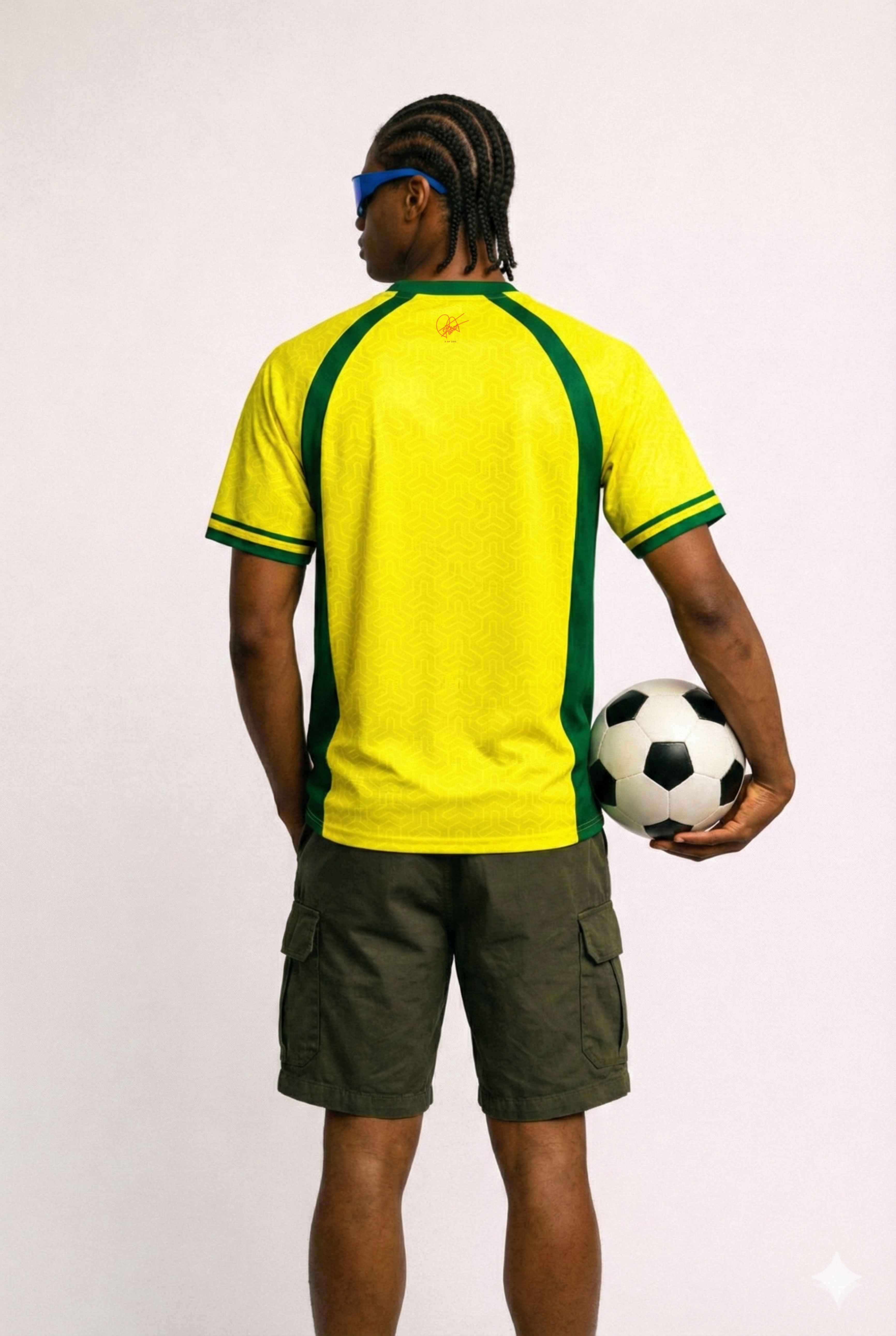 Yellow XXVI Custom Soccer Jersey